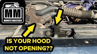 How to Replace Stuck Hood Latch that Won