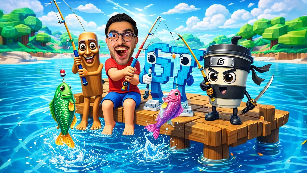 شغلت أدمغتي لصيد الأسماك 🤑