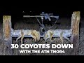 Atn thor 4 thermal coyote hunting action