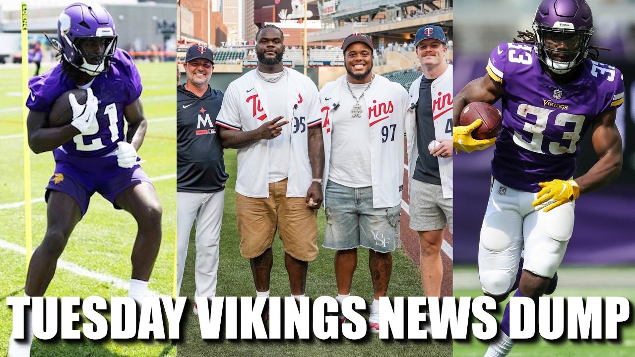 Minnesota Vikings News Dump (8.11.26) | Back At It! Rookies First Pitch! 33 Days! Minnesota Vikings News Dump (8.11.26) | Back At It! Rookies First Pitch! 33 Days!