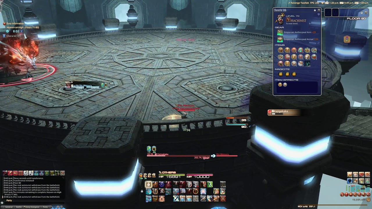 Heaven on High Solo | Machinist (MCH) 71-80 - Patch 7.25