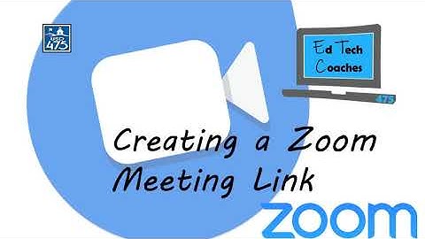 Creating a Zoom Meeting Link & Adding the Link to Schoology