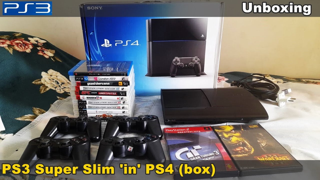 Sony Playstation 3 Slim Ps3 Play 3 1000 Jogos