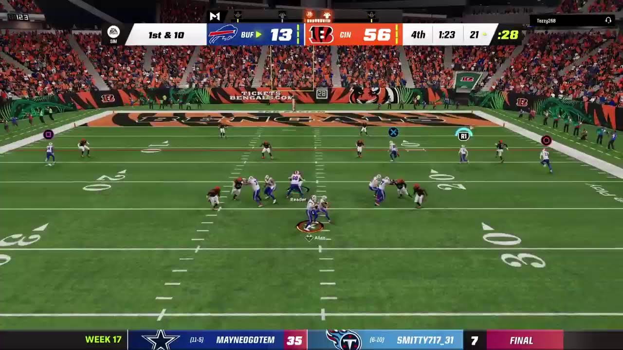 live buf vs ind gametrack