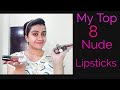 *New* My Top 8 Nude Lipsticks Under Rs.500 for Indian Skin Tones - #PRITEMBER Day 3