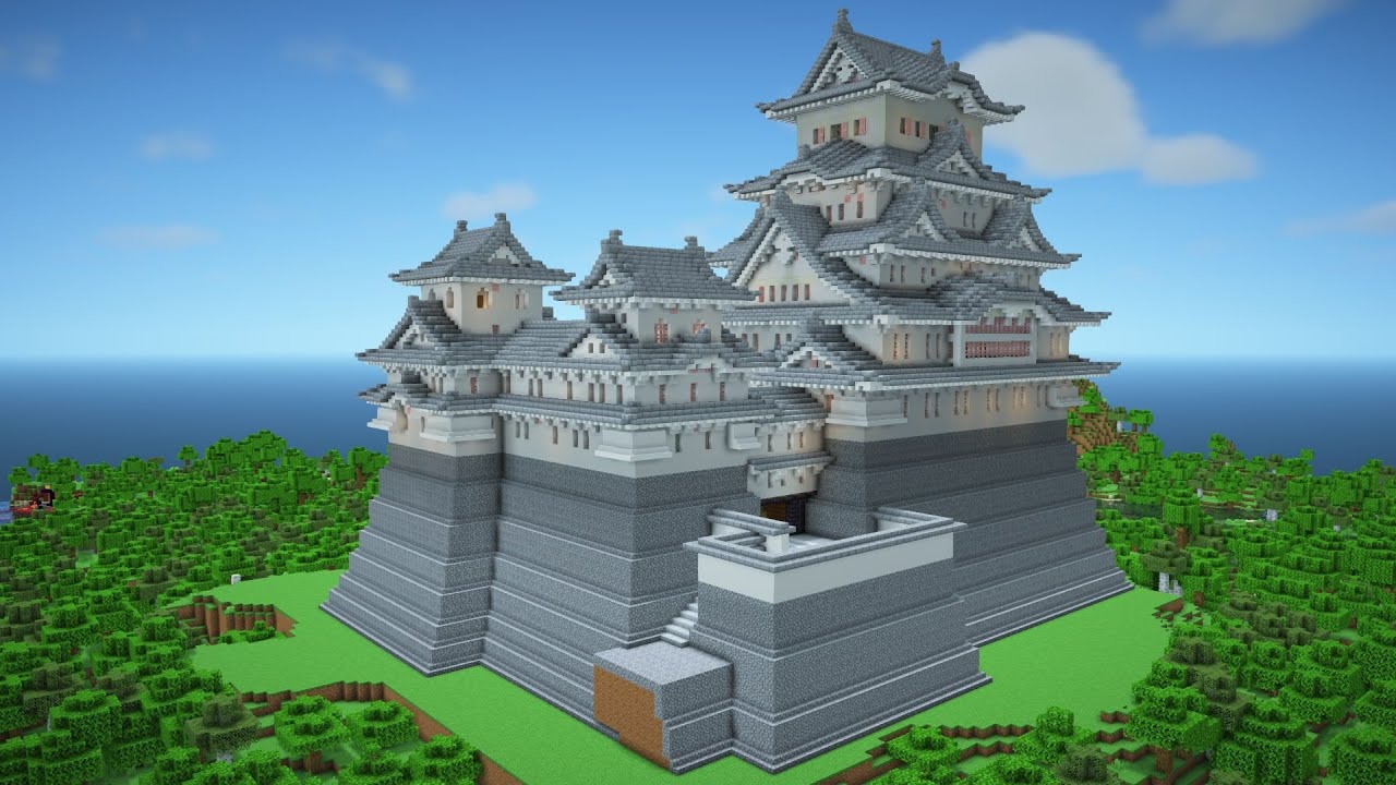 マイクラ 姫路城 作り方