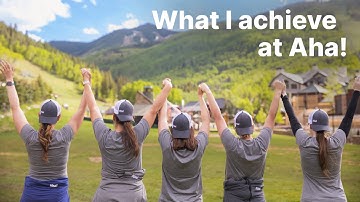What I achieve at Aha!