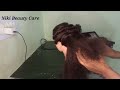Messy low Bun Bridal Hairstyle Beautiful