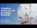 Plan With Me Creative Journal | April 11, 2022 | Live Love Posh & The Happy Planner