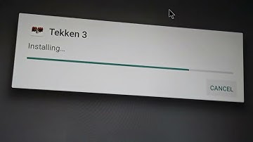 The tekken 3 is install in the tv tcl