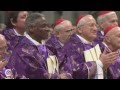 Long applause for Pope Benedict