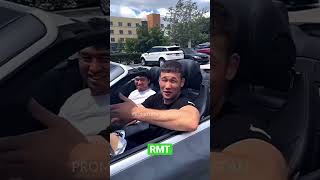 Shavkat Rakhmonov FLEXING NEW CAR TO Rafael Fiziev "LOOK AT THIS GUY #shavkatrakhmonov #rafaelfiziev