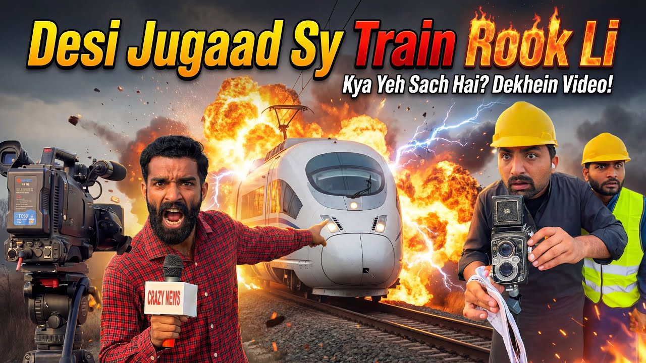 The Fastest Train 🤯 | Comedy Video | Crazy TV