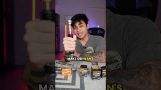 How to make a lightsaber #shorts #starwars #diy #tutorial #clonewars #jedi #lightsaber #cosplay