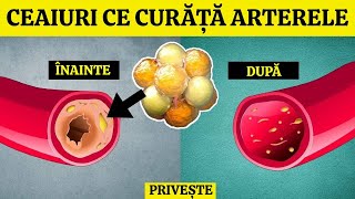 5 Ceaiuri Ce Curăță Arterele, Normalizează Tensiunea Arterială și Previn Atacul de Cord