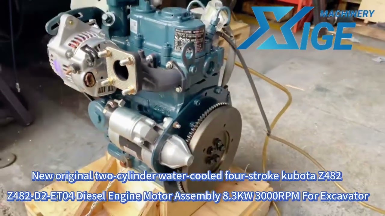New original two-cylinder kubota Z482 Z482-D2-ET04 Diesel Engine Motor 
