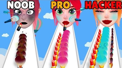 Makeup kit runner - NOOB vs Pro vs Hacker @Crazy Shooter PV