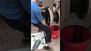 Replacing Loader Wheel Seals.