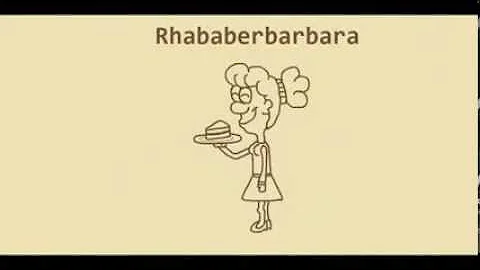 Rhabarberbarbara with translation