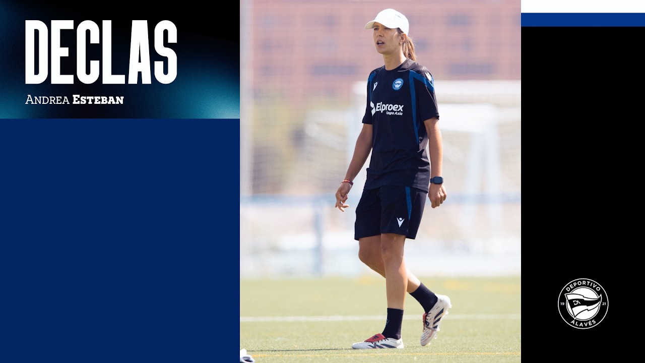 Andrea Esteban: "Tenemos la responsabilidad de estar a la altura" | Deportivo Alavés Gloriosas