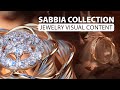 Sabbia jewelry collection  bluestone