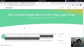 Membuat Tombol Download PDF Otomatis Pada Aplikasi Google Sheet (PART 1)