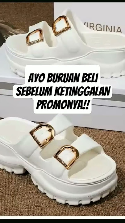 hklik linknya di sini 👇👇👇https//s.lazada.co.id/s.ZYSkiT?cc.  #sandal #sadalwedgesh #sandalwanita