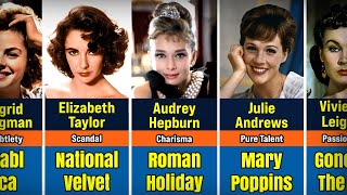 10 CLASSIC ACTRESSES WHO REDEFINED HOLLYWOOD'S GOLDEN AGE, Here are their stories' files..