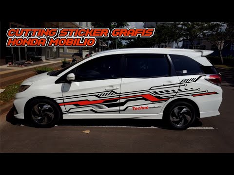 Cutting Stiker Grafis Mobil Honda Mobilio Youtube