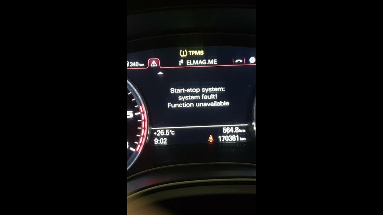 TPMS fault AUDI A7 2011 YouTube