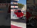 Charlie’s Tijuana Gasser tearing up the paint at Pomona during his burnout