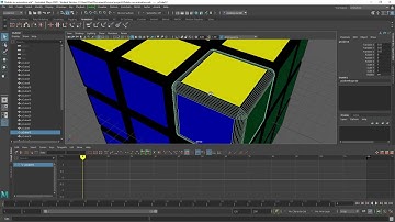3D Rubiks Cube in Maya 2020