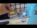 V14 dollhouse daily clean up  daily cleaning routine  asmr miniature cleaning  cooking