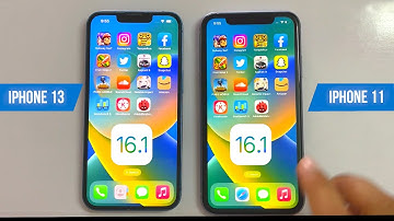 iOS 16.1 iPhone 13 vs iPhone 11 - Speed Test!
