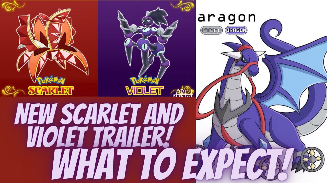 リモージュ　Tharaud 『Violet～スミレ』 What to Expect from the New Pokemon Scarlet and Violet Trailer