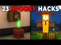 Minecraft: 23 SPOOKY Build Hacks &amp; Designs!