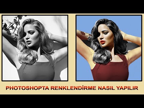 Video: Photoshop'ta Renkli Bir Görüntü Siyah Beyaz Nasıl Yapılır