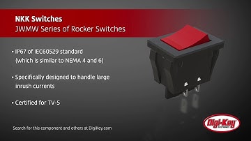 NKK Switches JWMW Series Rocker Switches | Digi-Key Daily