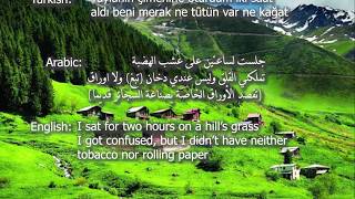 Nesrin Kopuz - yaylanın çimenine | Arapçe ve İnglizce çeviri Resimi