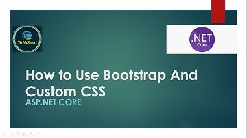 38- How to add or use bootstrap in ASP.NET Core MVC