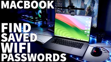How to View Saved WiFi Passwords on Mac and MacBook - How to Find My WiFi Password on a Mac