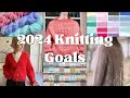9 knitting intentions for 2024  reviewing last years goals  the woolly worker knitting podcast