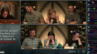 Sam Riegel of Critical Role is often a source of puns (he's talking to a character named Fjord)