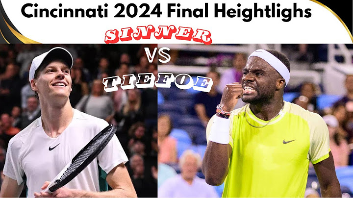 Cincinnati 2024 Final Highlights|Thrilling Battle:Sinner vs Tiafoe Tennis Showdown||Sinner vs Tiafoe
