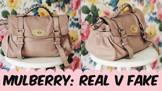 How To Spot a Fake Mulberry Handbag - advice on zips, stitching, leather