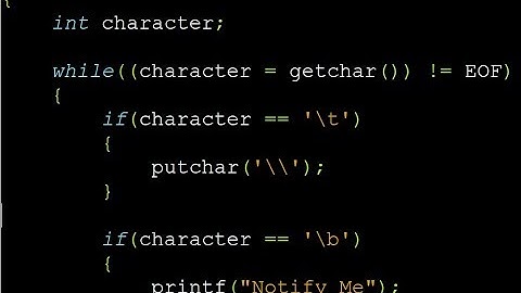 C Programming - Real Time K&R Exercise 1-10