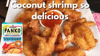 Panko Coconut shrimp so delicious and easy to make