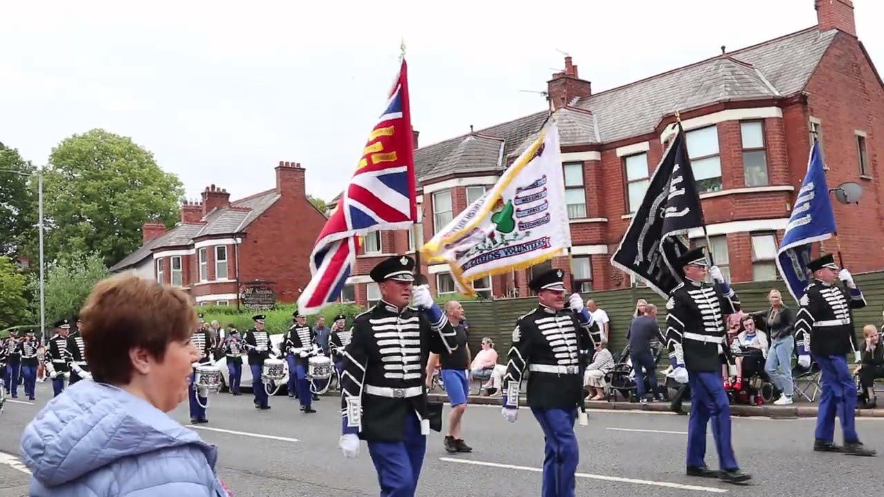 12th July 2022, Belfast. Camlachie Loyalist Star flute band YouTube