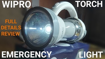 WIPRO CYRUS MULTIFUNCTIONAL TORCH LIGHT/WIPRO EMERGENCY LIGHT/WIPRO TORCH LIGHT #WIPRO