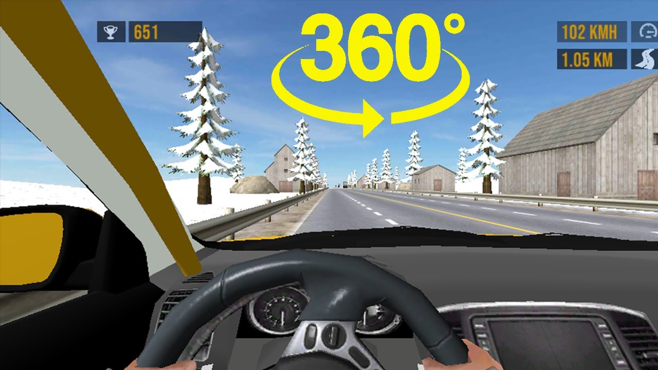 VR Traffic Car Racer 360 MOD APK cover